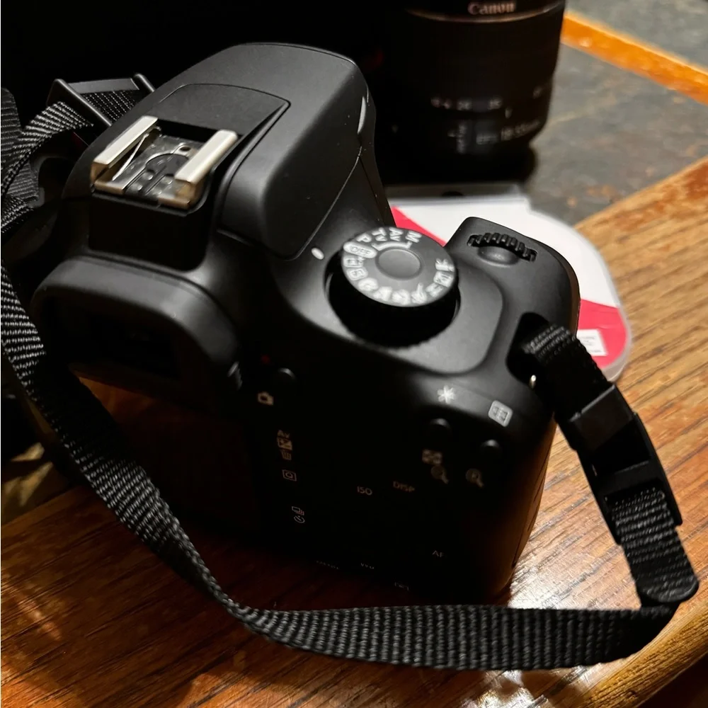 Canon Black Digital Camera Professional Setup